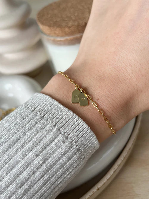 Bracelet Duo Initial