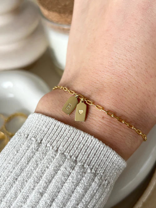 Bracelet Duo Initial