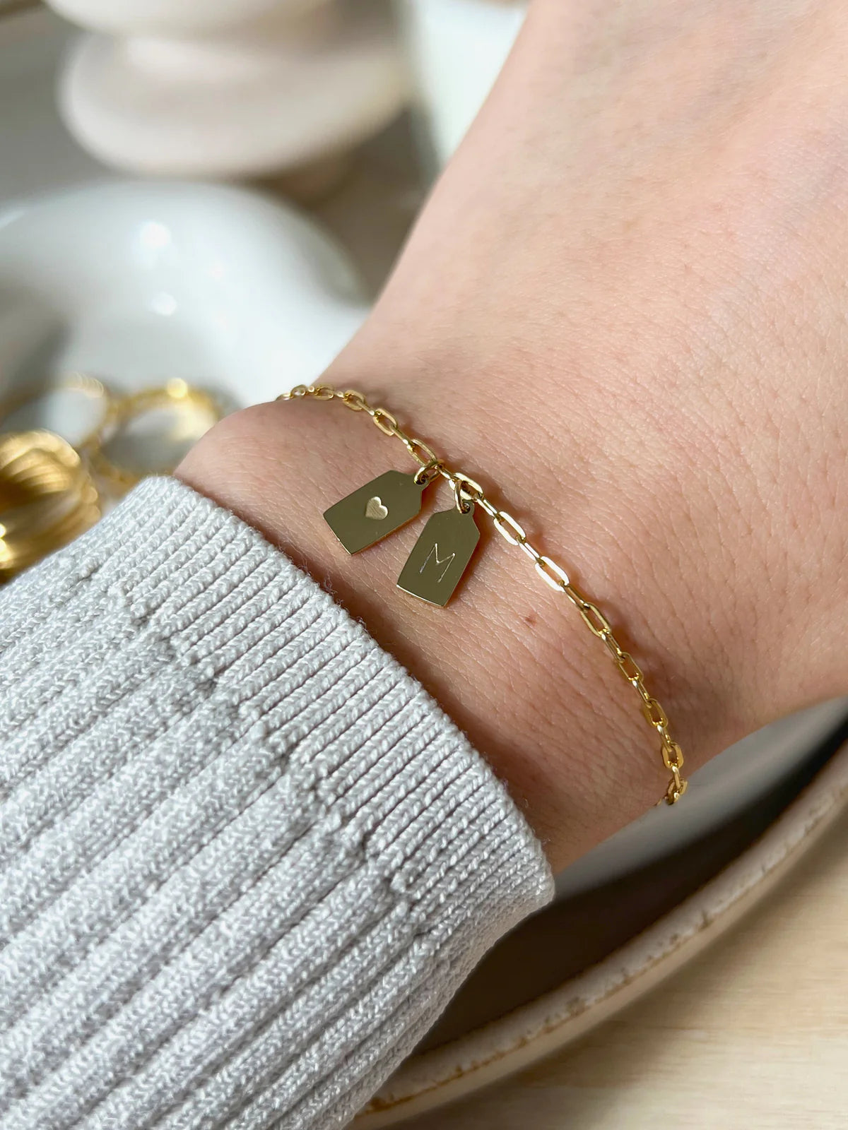 Bracelet Duo Initial