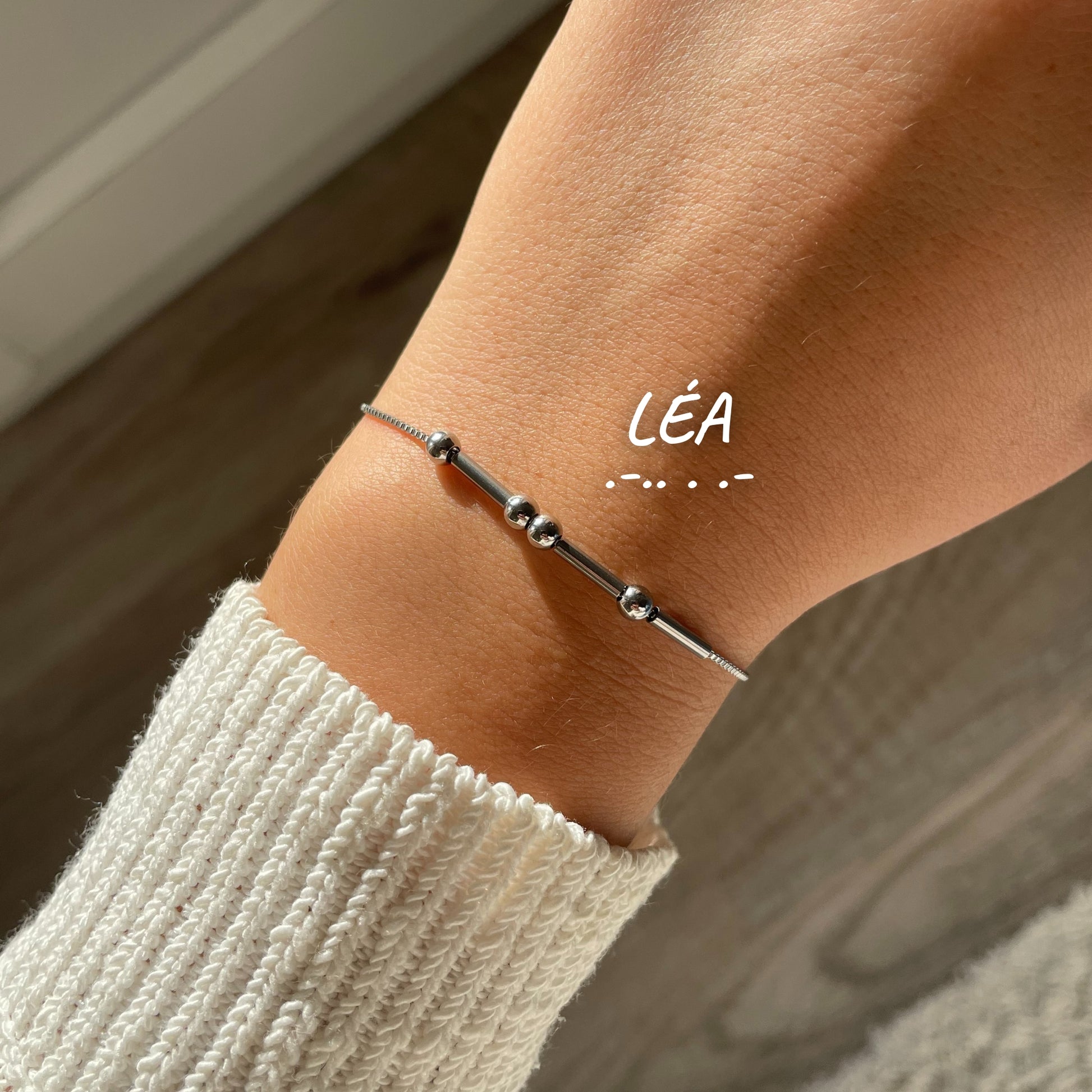 Bracelet en code Morse